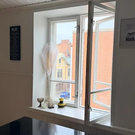 Tunnelmallinen Saunallinen Ullakkohuoneisto Ravintola Sampon Ylaekerrassa *